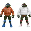 Tortues Ninja (Cartoon) - figurine Punk Leo and Punk Raph 2 Pack 18 cm...