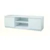 Dusine Meuble TV Helil deux portes 120 CM blanc MAT en 18 MM