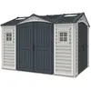 Abri de jardin - Métal - DURAMAX - Extérieur 8 m² - Parois 3 mm - DUDG108APEX
