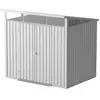DURAMAX Abri de jardin métal MODERN - 4,45m² - Mono pente - Aluminium blanc