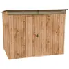 DURAMAX Abri de jardin métal SKYLIGHT - 4,84m² - kit ancrage - Imitation bois