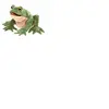 Peluche marionnette crapaud Folkmanis