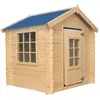 Cabane en Bois pour enfant TIMBELA - 113x111 cm - Ep. 13 mm - Pin / ép...