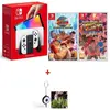 Pack Nintendo Switch Oled + 2 JEUX Street Fighter + Flash LED Offert