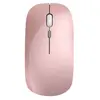Souris gradation sans fil bluetooth double mode-or rose