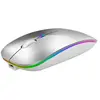Souris gradation sans fil bluetooth double mode argent