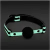 Ns Novelties Bâillon Boule Phosphorescent GLO Bondage