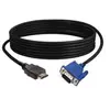 10M Câble HDMI HDMI vers VGA HD 1080P avec câble adaptateur audio HDMI...