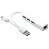 USB 3.1 Type C à réseau Gigabit Ethernet USB 2.0 Hub 3 ports LAN câble...