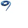 Peluche Gros boa constrictor Doux pour Prank 113 pouces-Bleu