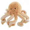 Peluche Poulpe pour les enfants cadeau 23,6 pouces-Orange