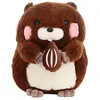 Peluche Marmotte pour les enfants cadeau 40cm-café