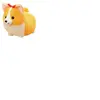 Peluche Corgi Gras Jambes courtes pour les enfants 40cm