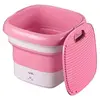 Machine à laver Mini Pliable Type de canon Portable pour les voyages / dortoirs-Rose