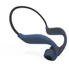 Écouteur Bluetooth Sans fil Conduction osseuse Étanche Stéréo-Bleu