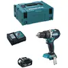 Makita - Perceuse à Percussion DHP484RTJ1 (1 x 5,0 Ah DC18RC makpac 2)