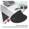 Ergonomique verticale 2.4G sans fil main gauche optique 1600dpi 6D Gam...