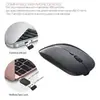 HXSJ M60 ergonomique sans fil souris 1200dpi USB + Type-C rechargeable...