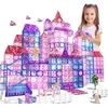 Jeu de Construction Magnétique - KUKUFUN -154 Pièces - Avec poupée pri...