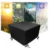 Housse de protection pour salon de jardin carré 120x120x74cm - Noir - ...