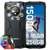 BV9300 Pro Smartphone Incassable Double Ecran 6.7 16Go+256Go 15080mAh Noir avec Blackview W60