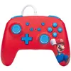 Manette filaire pour Nintendo Switch PowerA Woo-Hoo! Mario Rouge