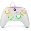 PowerA Manette Filaire Advantage pour Xbox Series X|S avec Bande LED Lumectra + RVB - Blanc