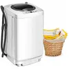 GOPLUS Mini Machine à Laver /Lave linge Automatique avec Essorage, Cap...