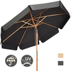 Parasol pour Terrasse Inclinable Dia.3M - COSTWAY - Protection Solaire...