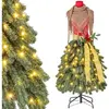 Giantex Sapin de Noël Artificiel Pré-éclairé de 150 cm, Arbre de Noël ...