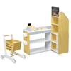 COSTWAY Table pour enfants, Jouet de Supermarché pour Enfant, 3 Ans+