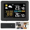 MAGICFOX Station météo numérique, thermomètre intérieur extérieur avec...