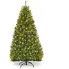 CostwaySapin de Noël Artificiel 150cm Arbre de Noël, Lumières LED mult...