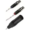 Câble symétrique Meze audio mini XLR à XLR 4 Pins Argent