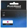 Cartouche compatible HP 31 (1VU27AE) - Magenta