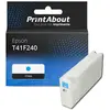 PrintAbout Cartouche compatible Epson T41F240 - Cyan - Grande capacité