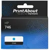 PrintAbout Cartouche compatible HP 746 (P2V80A) - Cyan