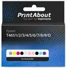 PrintAbout Cartouche compatible Epson T46S1/2/3/4/5/6/7/8/9/D - 8 coul...