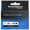PrintAbout Cartouche compatible Canon CLI-65BK/C/M/Y/GY/LGY/PM - 8 couleurs - Multipack