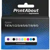 PrintAbout Cartouche compatible Epson T47A/1/2/3/4/5/6/7/8/9/D - 8 cou...