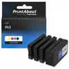 PrintAbout huismerk Inktcartridge 963 (3JA23/24/25/26AE) 4-kleuren Mul...