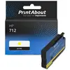 PrintAbout Cartouche compatible HP 712 (3ED69A) - Jaune