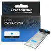 PrintAbout Cartouche compatible Epson C529R/C579R  (T01D200) - Cyan - Très grande capacité