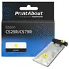PrintAbout huismerk Inktcartridge C529R/C579R (T01D400) Geel Extra ho...