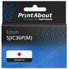 PrintAbout Cartouche compatible Epson SJIC36P(M) - Magenta