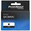 PrintAbout Cartouche compatible Epson SJIC36P(K) - Noir