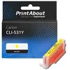 PrintAbout Cartouche compatible Canon CLI-531Y - Jaune