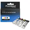 PrintAbout Cartouche compatible Epson C13T11C14/24/34/440 - 4 couleurs - Multipack