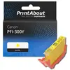 PrintAbout Cartouche compatible Canon PFI-300Y - Jaune