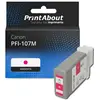 PrintAbout Cartouche compatible Canon PFI-107M - Magenta